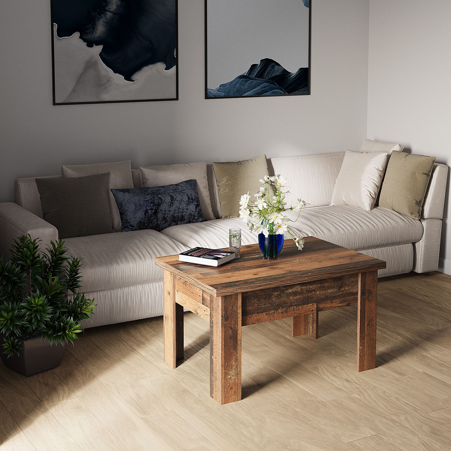 ტრანსფორმერი მაგიდა HOBEL 60X90X120 BS 580 (1)
