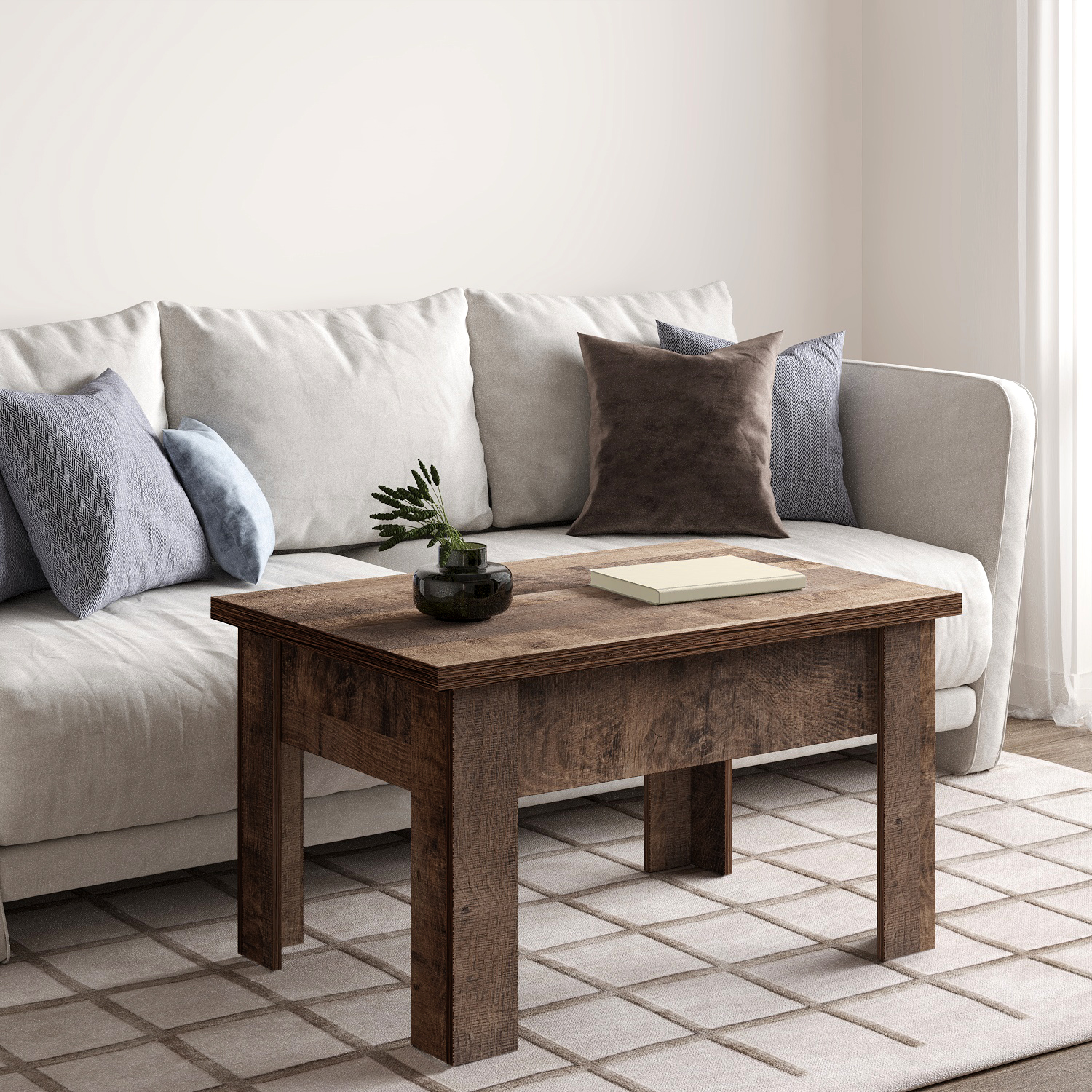 ტრანსფორმერი მაგიდა HOBEL 60X90X120 K354 (1)