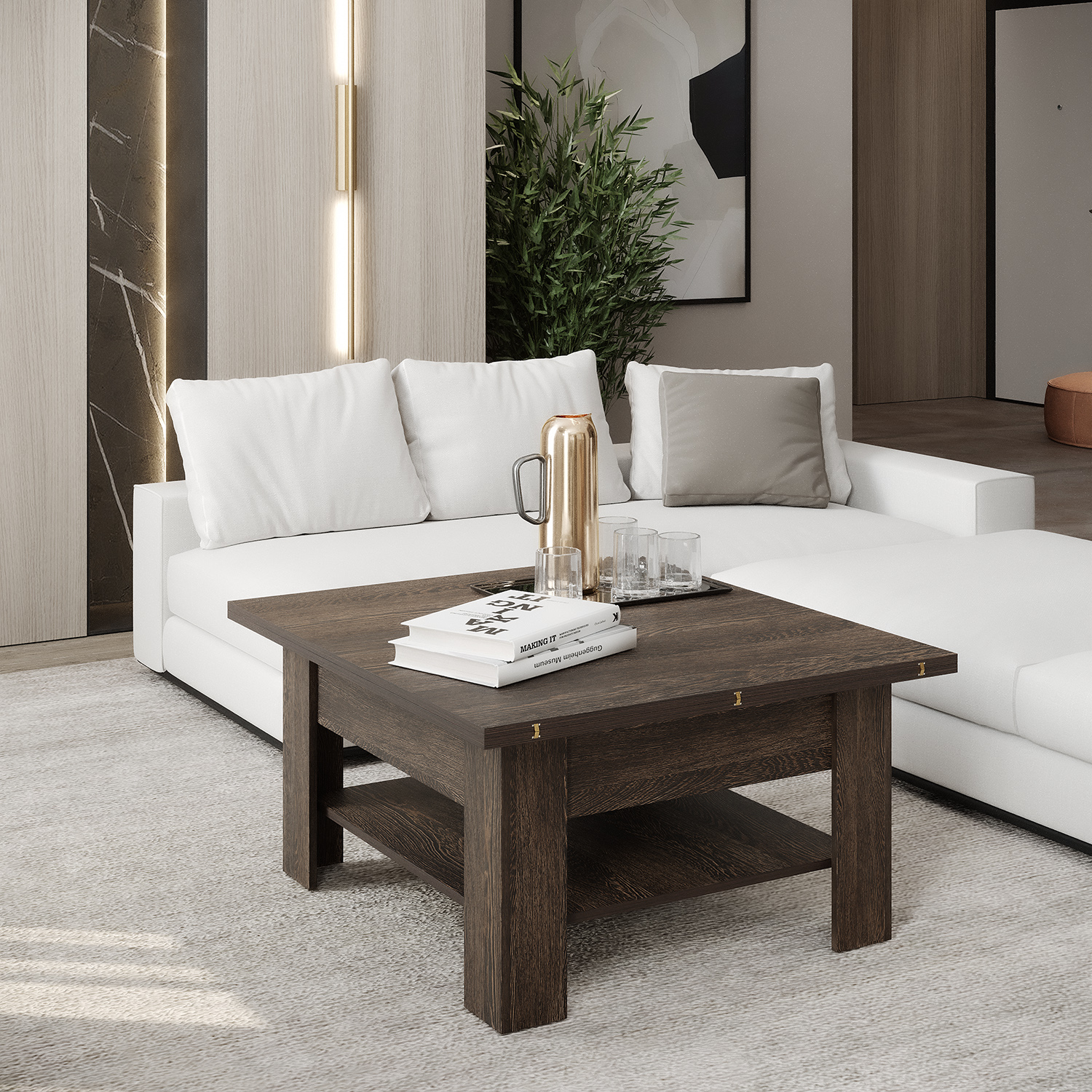 ტრანსფორმერი მაგიდა HOBEL 90X100X200 7648 (1)