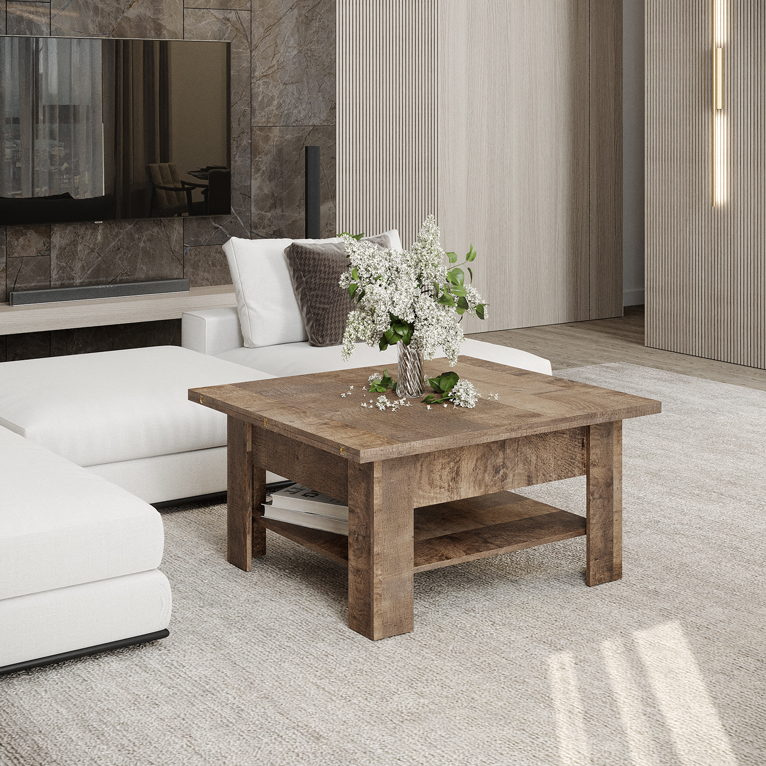 ტრანსფორმერი მაგიდა HOBEL 90X100X200 K354 (1)