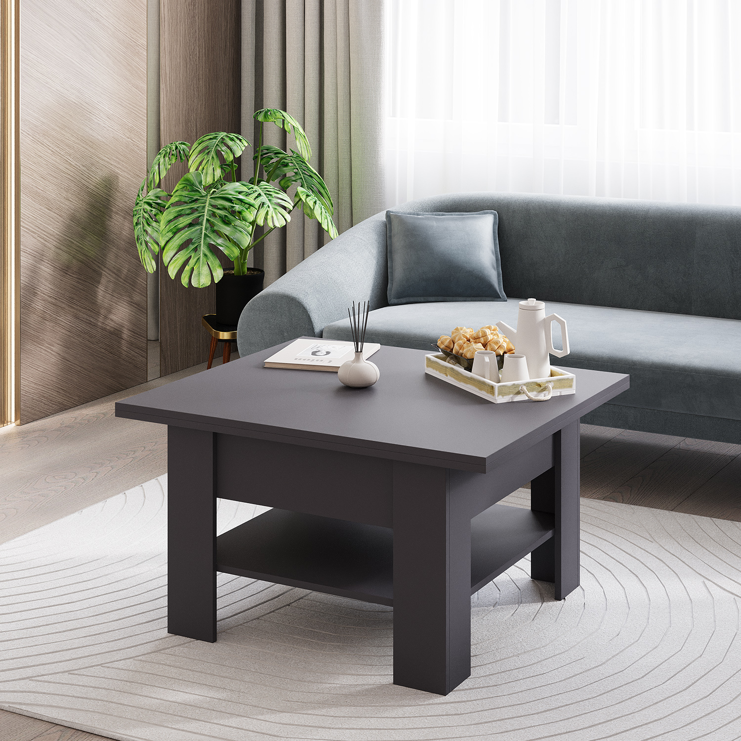 ტრანსფორმერი მაგიდა HOBEL E-80X90X180 ORMA 075 (1)
