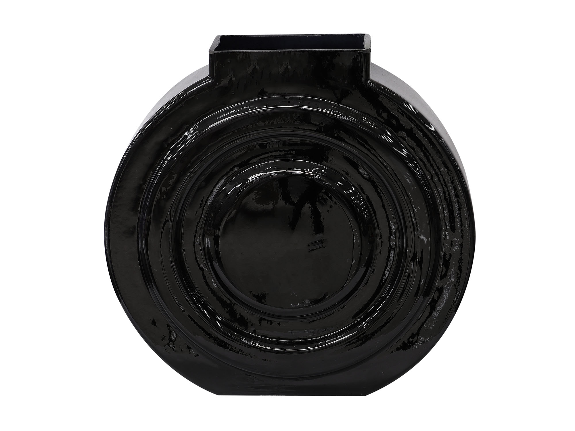 ვაზა KOOPMAN ROUND 20CM 2ASS BLACK