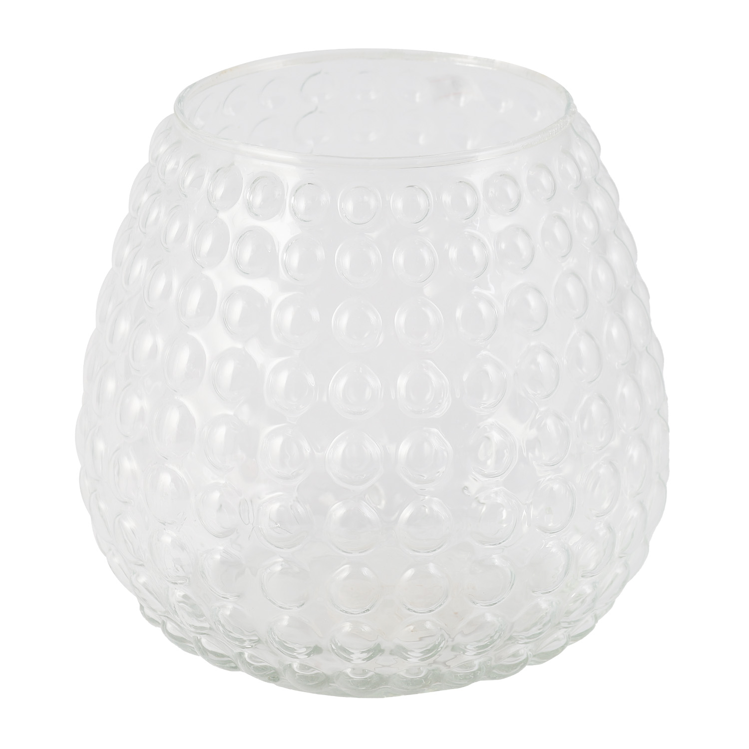ვაზა KOOPMAN VASE CLEAR GLASS 190XH200MM (025812)