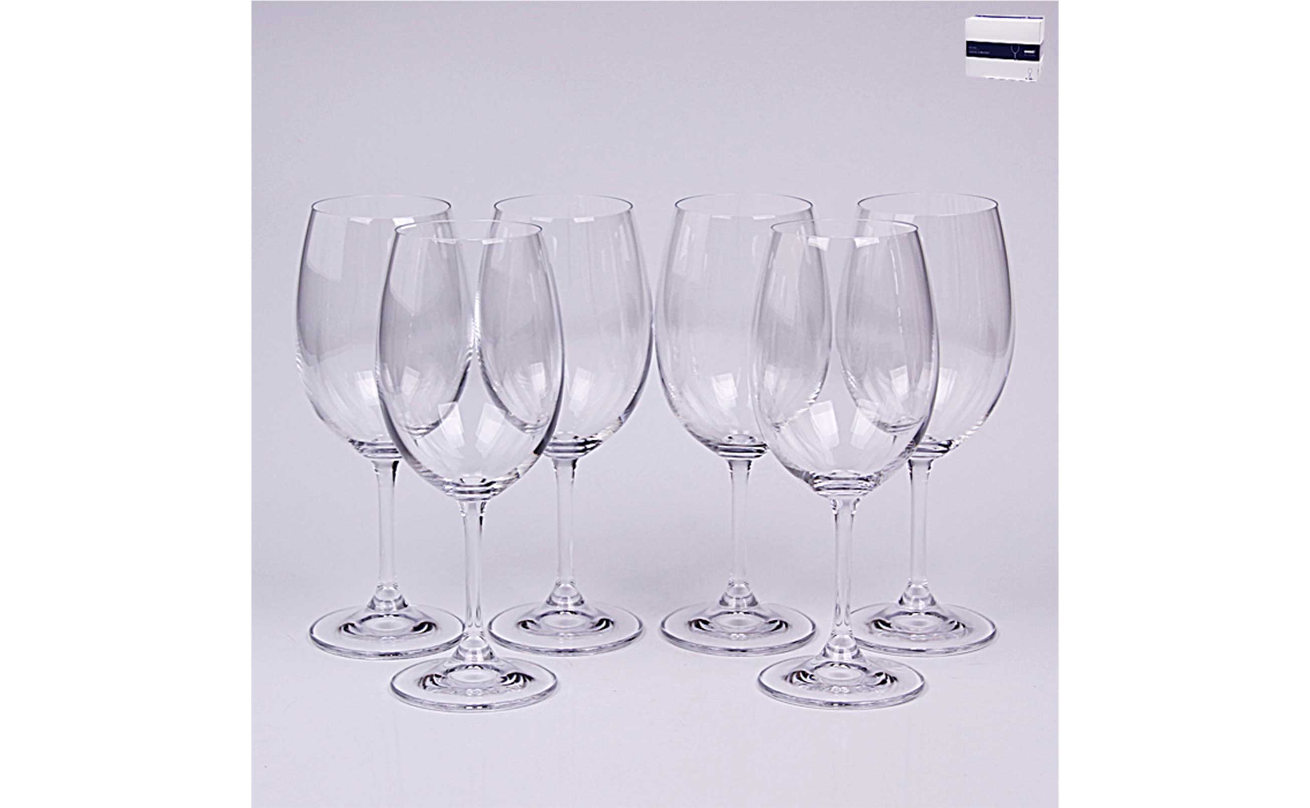 ჭიქის ნაკრები BANQUET 02B4G006430 LEONA CRYSTAL 430ML