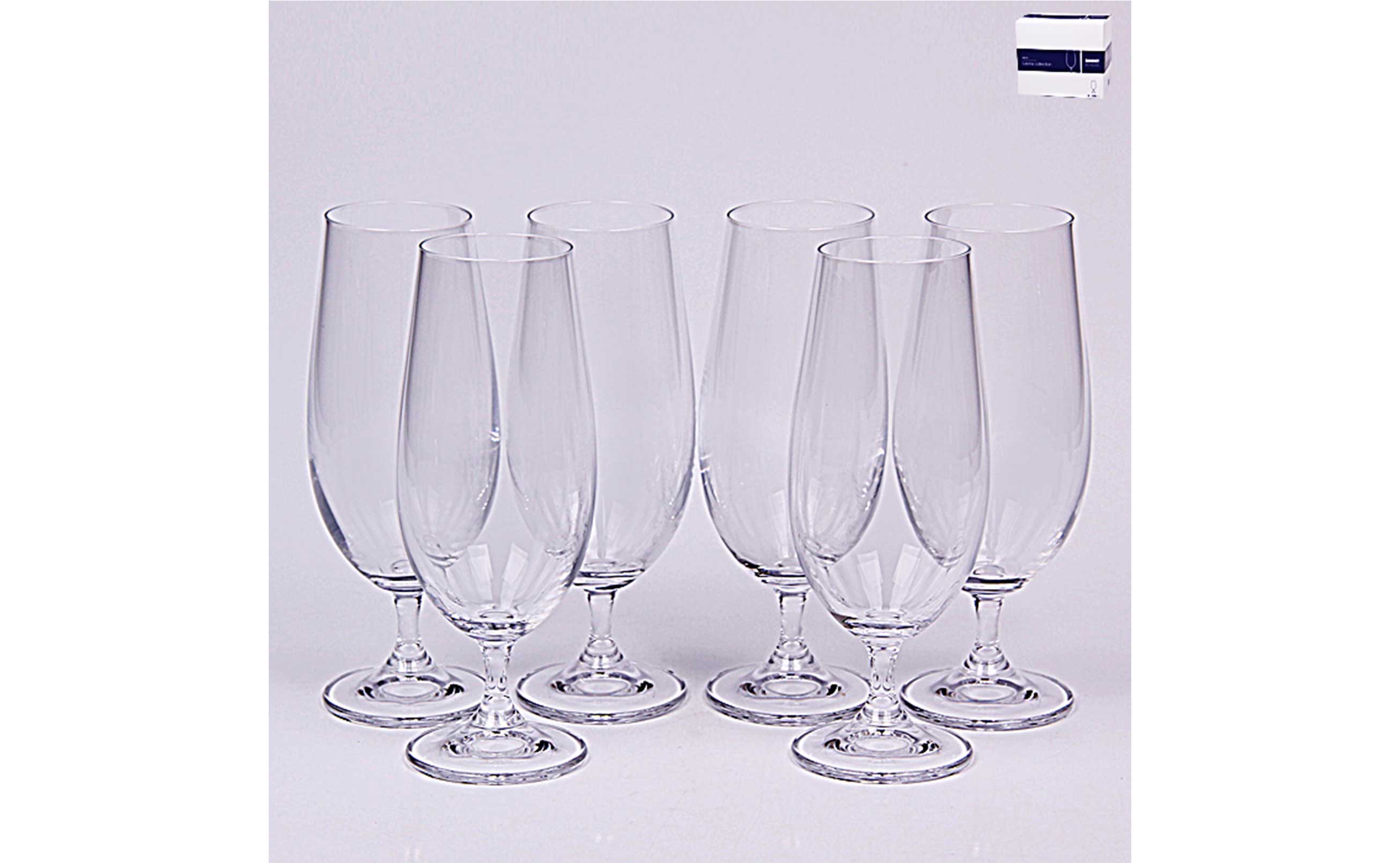 ჭიქის ნაკრები BANQUET 02B4G006370 LEONA CRYSTAL 370ML