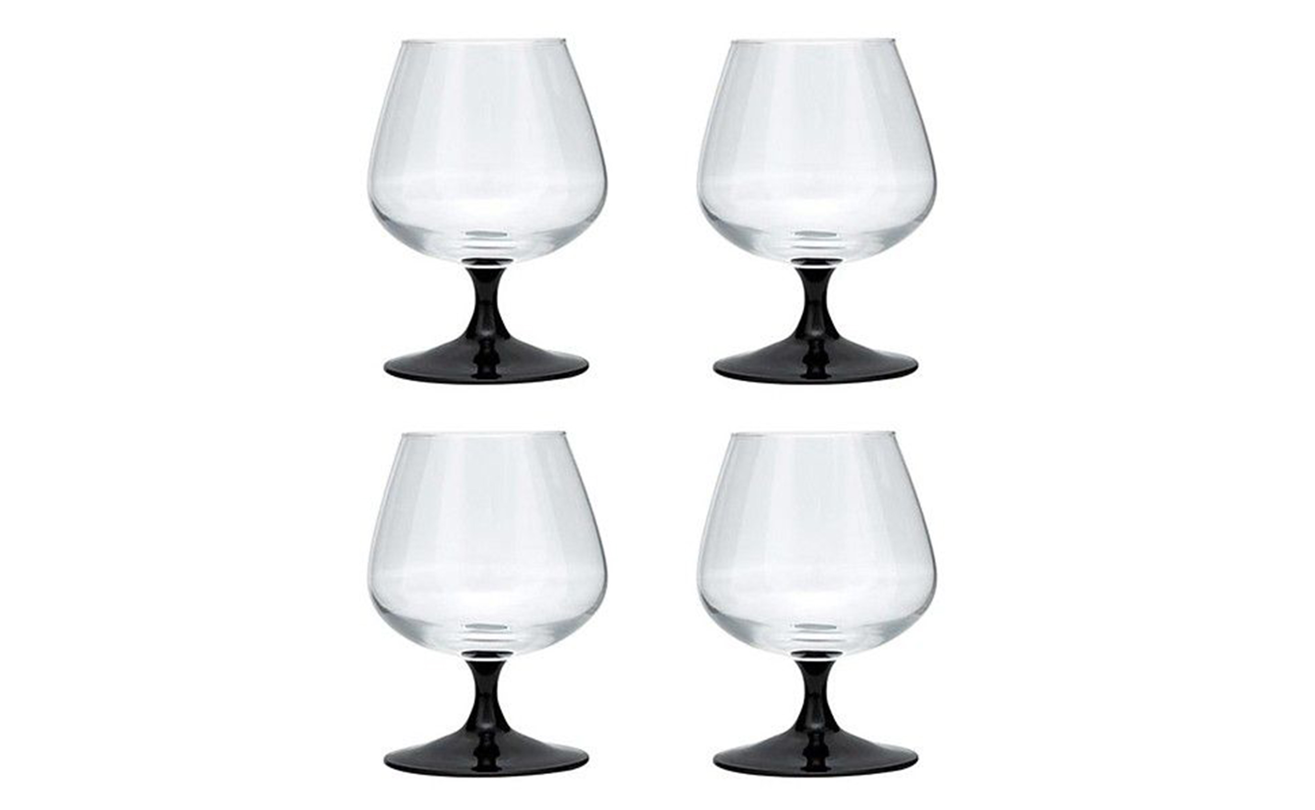 ჭიქის ნაკრები LUMINARC J3030 DOMINO COGNAC 4PC