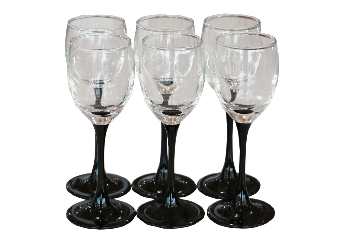 ჭიქის ნაკრები LUMINARC H8166 DOMINO VODKA 6PC