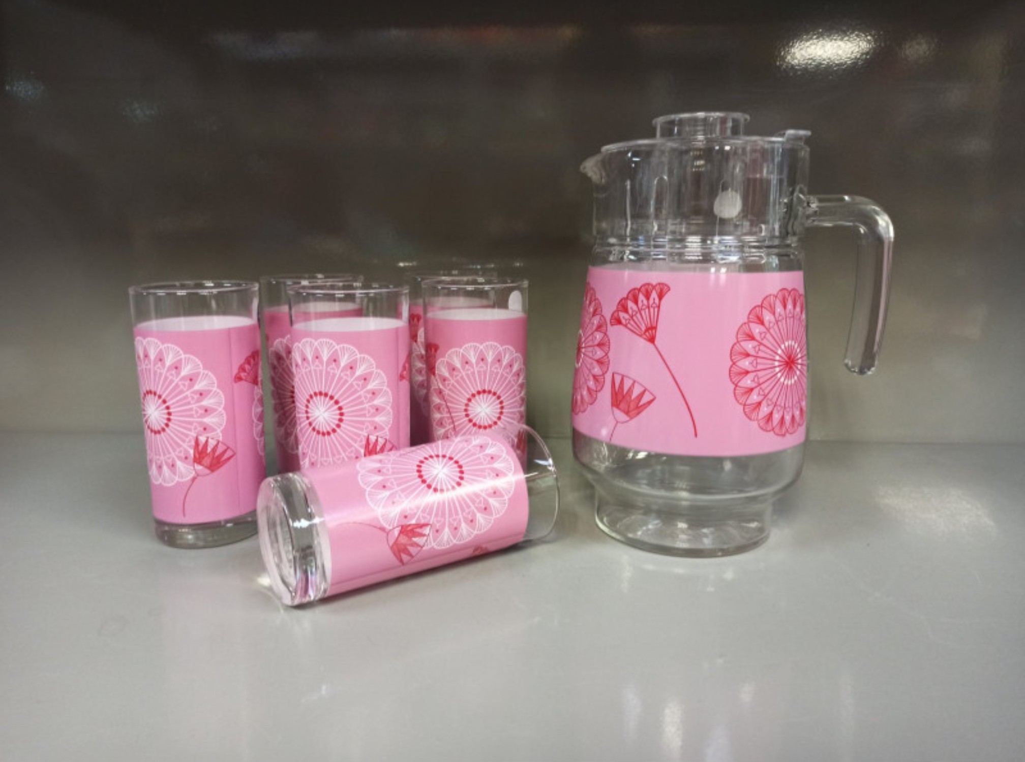  დეკანტერი LUMINARC Q5623 JAYLA PINK 7PC