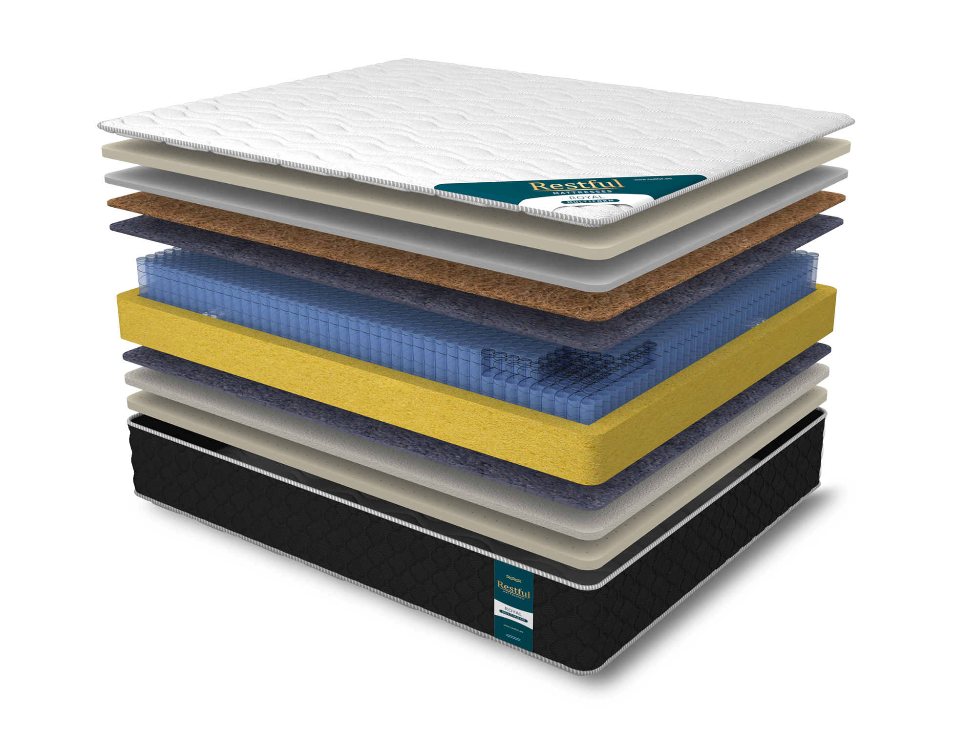 ჯიბის მატრასი RESTFUL ROYAL MULTIFORM 150X190