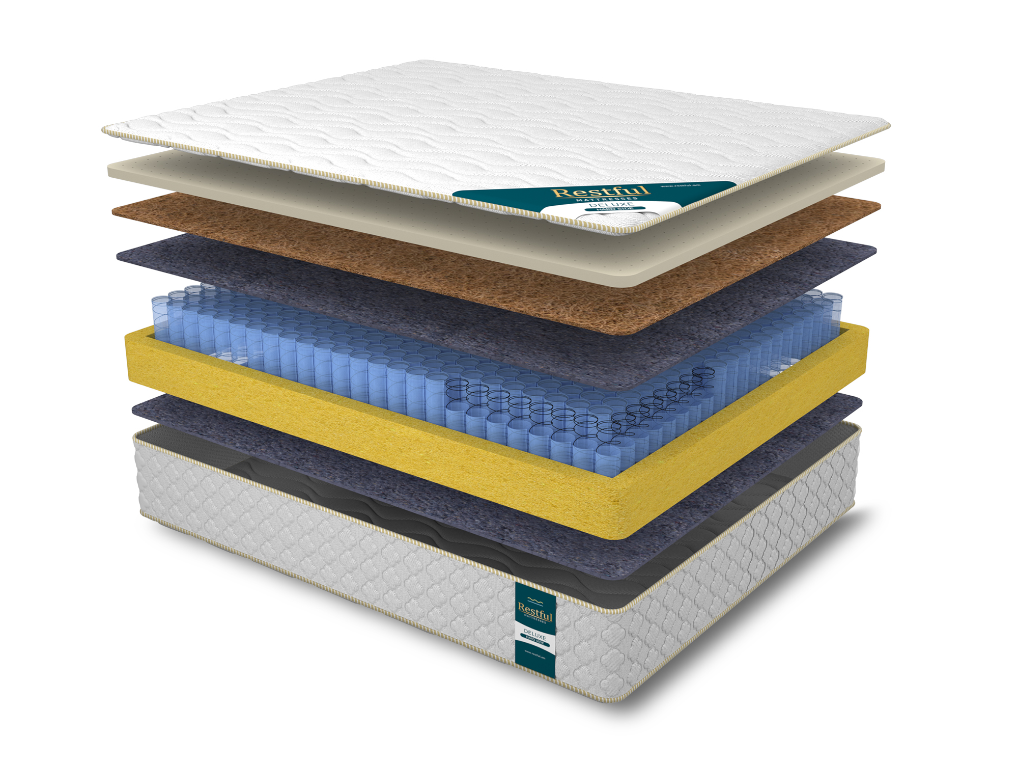 ჯიბის მატრასი RESTFUL DELUXE HARD SIDE 160X190